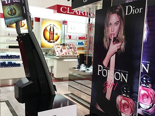 People Using a Photo Booth at a Corporate Activation